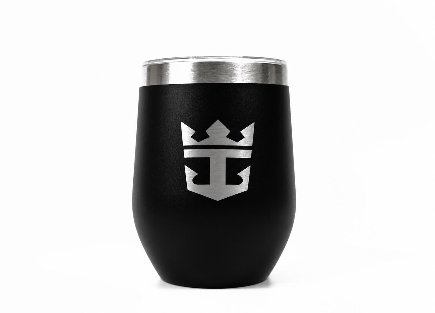 12oz Crown & Anchor Insulated Wine Tumbler