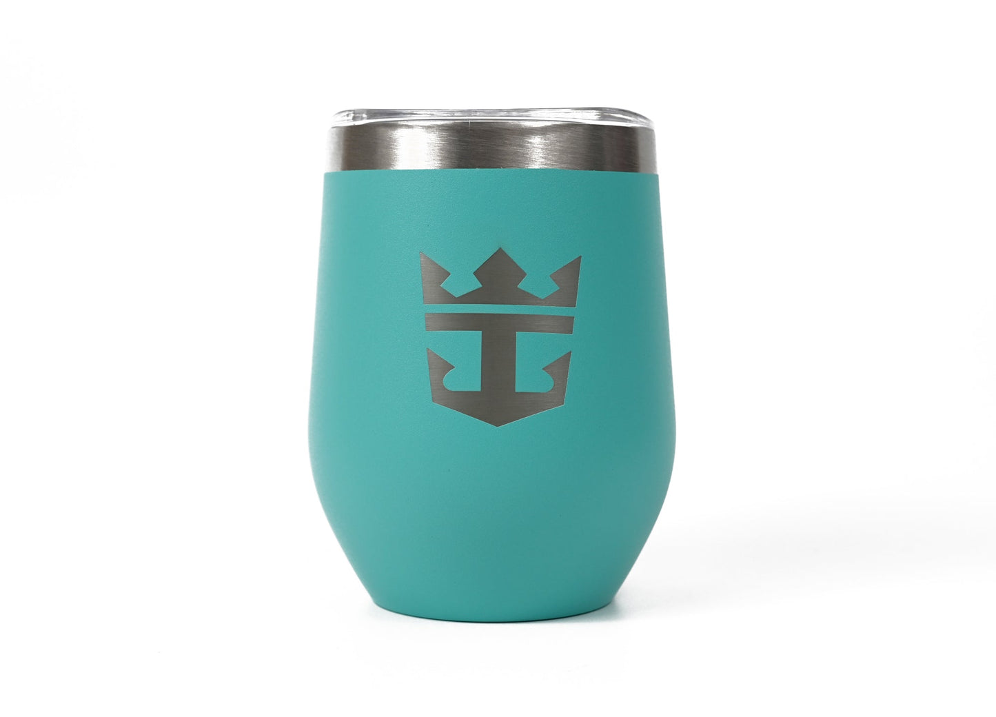 12oz Crown & Anchor Insulated Wine Tumbler