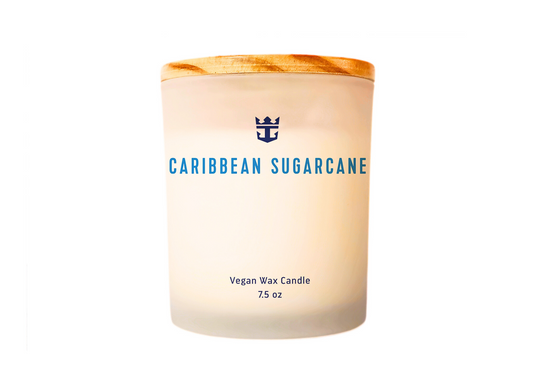 Scented Candle - Caribbean Sugarcane with Crown & Anchor Logo