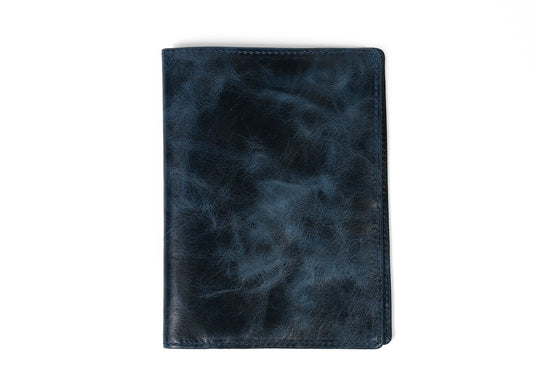 Real Leather Passport Wallet with Crown & Anchor Logo