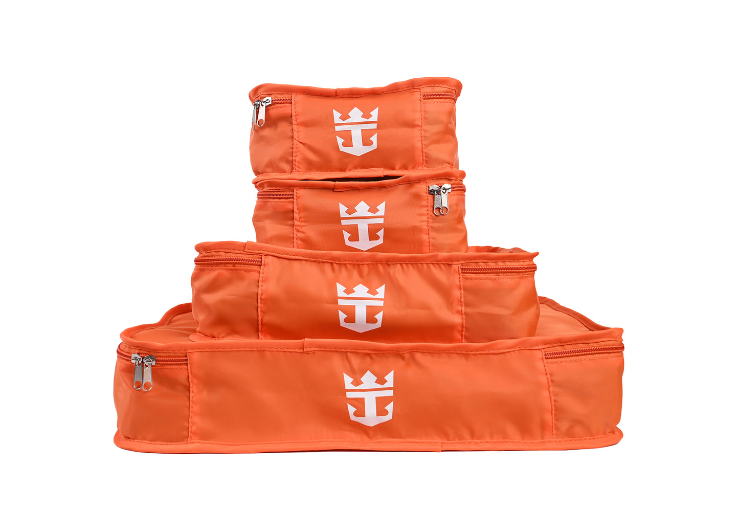 4-Piece Packing Cube Set with Crown & Anchor