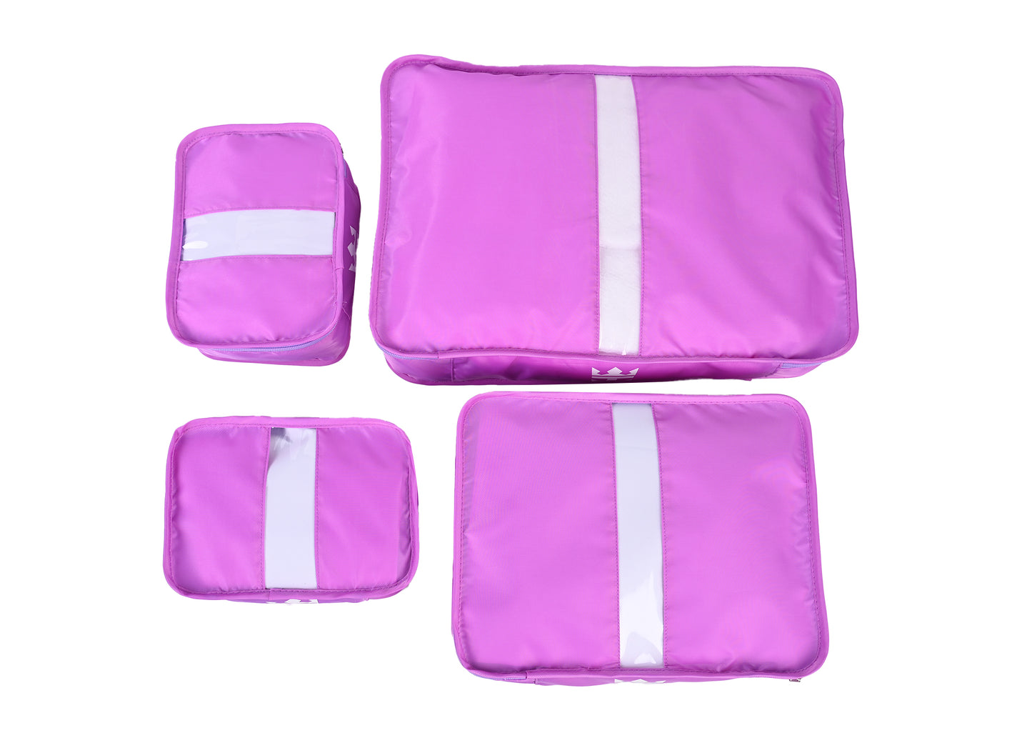 4-Piece Packing Cube Set with Crown & Anchor