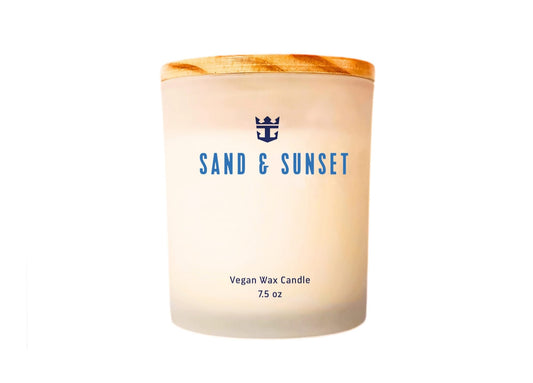 Scented Candle - Sand & Sunset with Crown & Anchor Logo