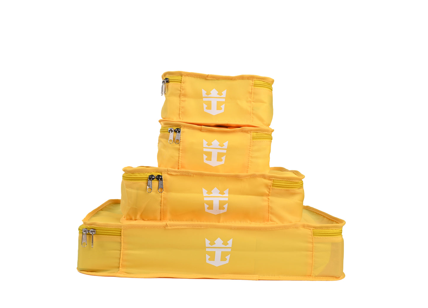 4-Piece Packing Cube Set with Crown & Anchor